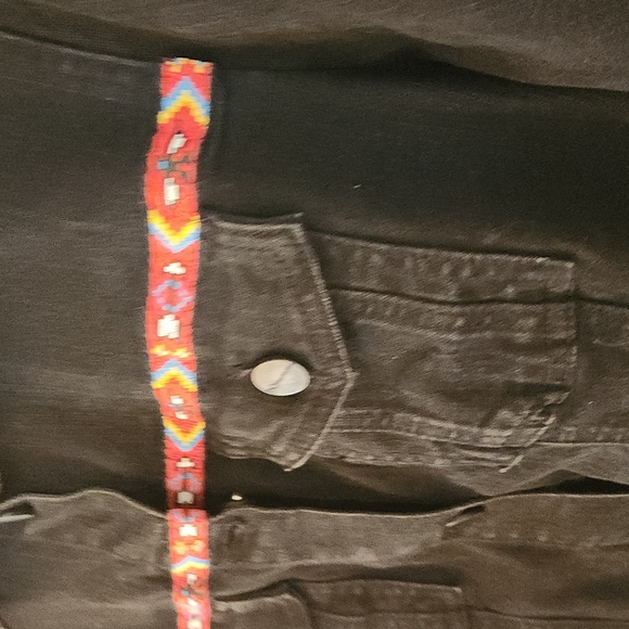 JNY Jones New York Black Denim Jacket - Picture 8 of 8